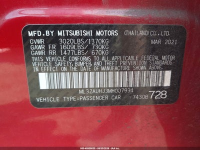 MITSUBISHI MIRAGE