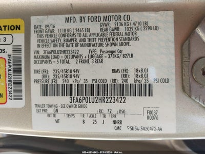 FORD FUSION HYBRID