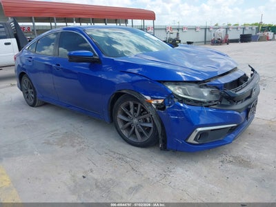 2020 Honda Civic Ex — VIN 19XFC1F37LE019956 salvage auction