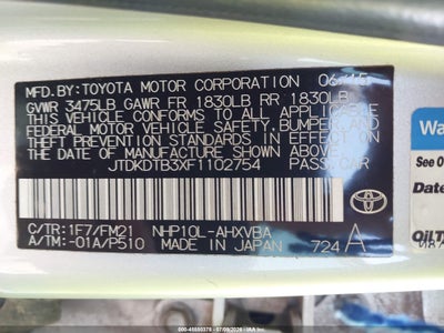 TOYOTA PRIUS C