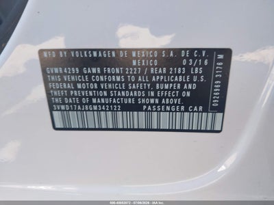 2016 VOLKSWAGEN JETTA 9