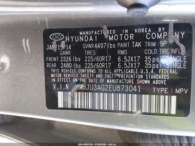 2014 HYUNDAI TUCSON 17