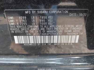SUBARU IMPREZA