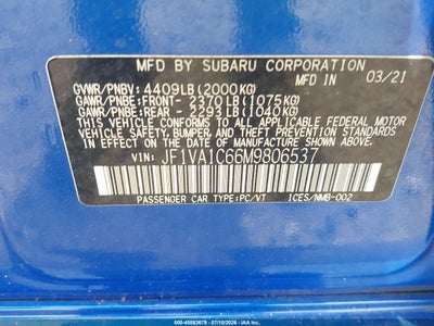 SUBARU WRX