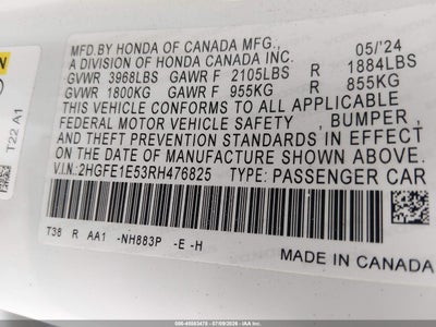 HONDA CIVIC SI