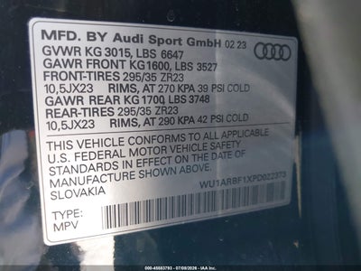 AUDI RS Q8