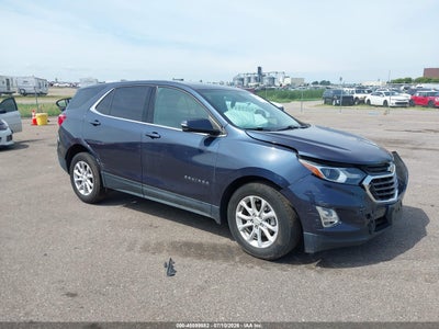 2018 Chevrolet Equinox Lt — VIN 3GNAXSEVXJS613714 salvage auction