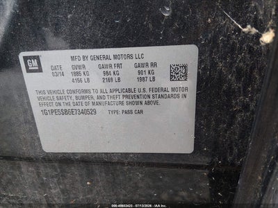 2014 CHEVROLET CRUZE 9