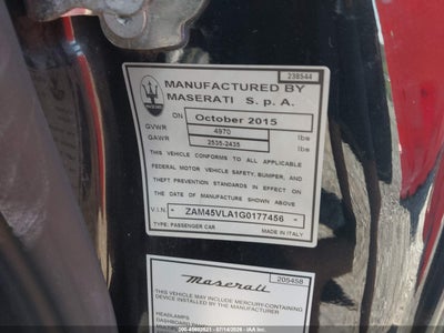 MASERATI GRANTURISMO
