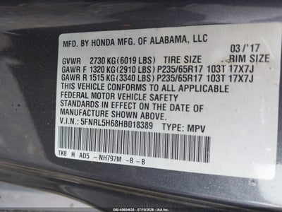 HONDA ODYSSEY