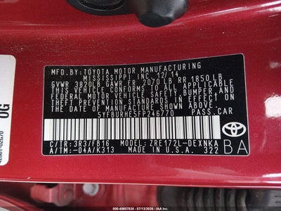 TOYOTA COROLLA