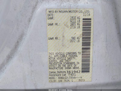 2015 NISSAN ALTIMA 9