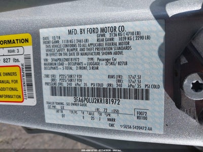 FORD FUSION HYBRID