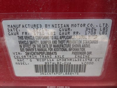 NISSAN VERSA