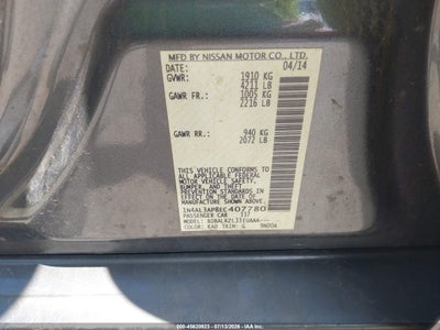 2014 NISSAN ALTIMA 9