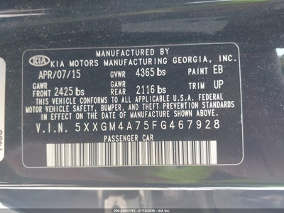 2015 KIA OPTIMA 9