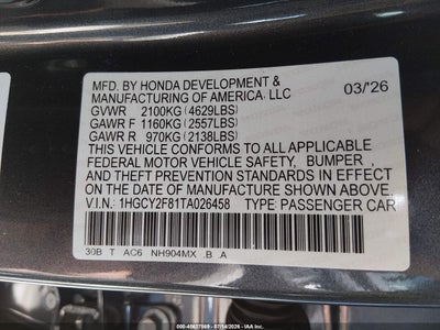 HONDA ACCORD HYBRID