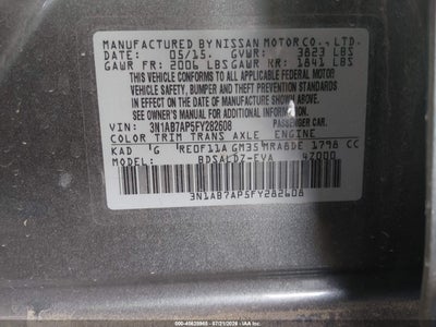 2015 NISSAN SENTRA 9