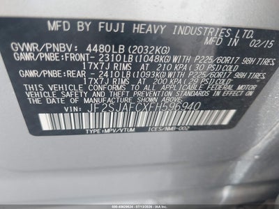 2015 SUBARU FORESTER 9