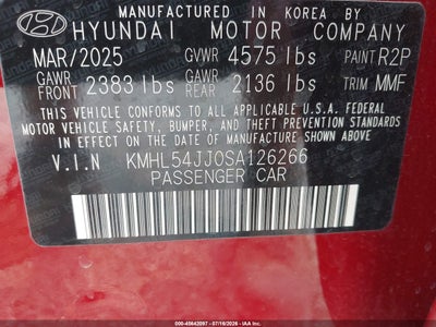 HYUNDAI SONATA HYBRID