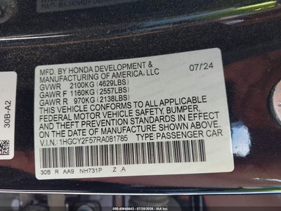 HONDA ACCORD HYBRID
