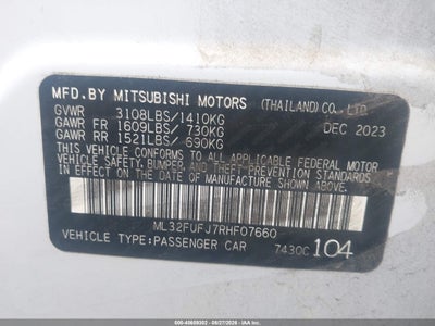 MITSUBISHI MIRAGE G4