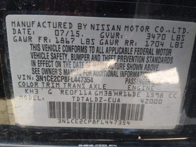 NISSAN VERSA NOTE