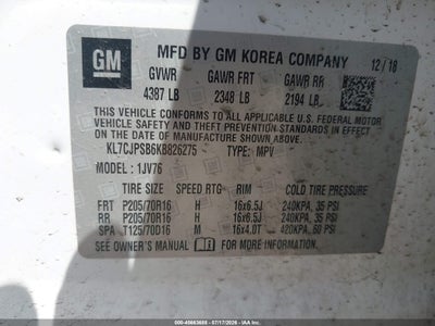 CHEVROLET TRAX