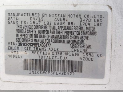 NISSAN VERSA NOTE
