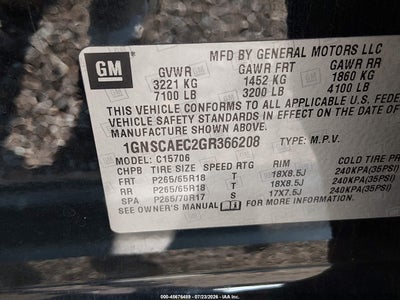 CHEVROLET TAHOE
