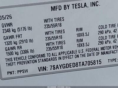 TESLA MODEL Y