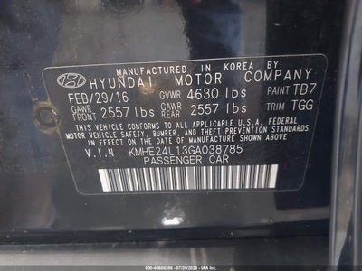 HYUNDAI SONATA HYBRID