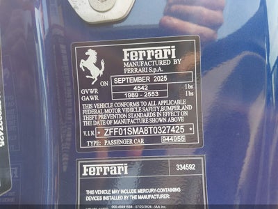 FERRARI 296 GTS