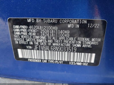 SUBARU WRX