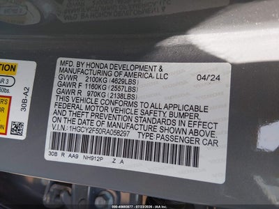 HONDA ACCORD HYBRID