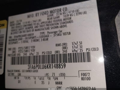 FORD FUSION HYBRID