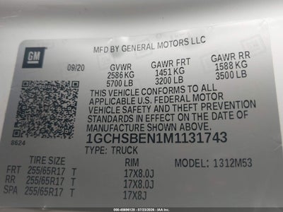 CHEVROLET COLORADO