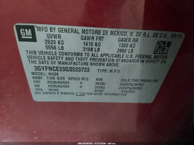 CADILLAC SRX