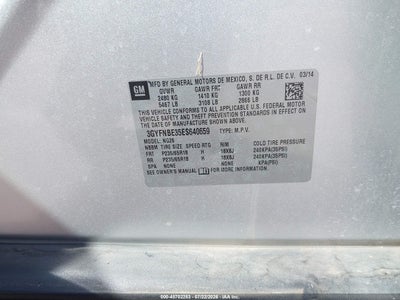 2014 CADILLAC SRX 9