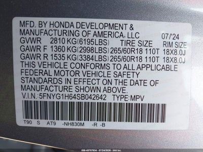 HONDA PILOT