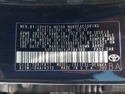 TOYOTA COROLLA