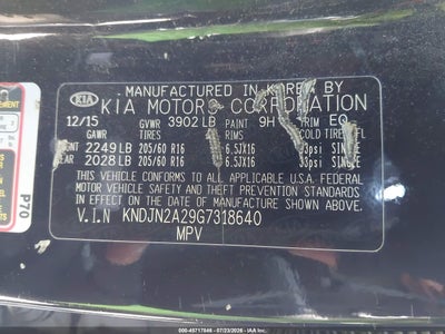 2016 KIA SOUL 9