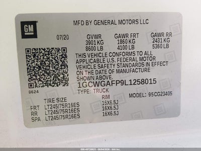 CHEVROLET EXPRESS CARGO