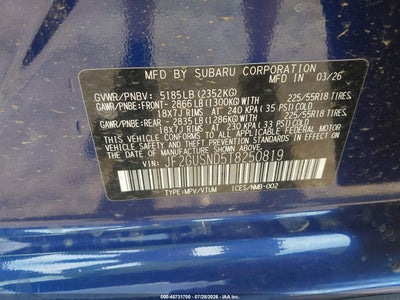 SUBARU CROSSTREK