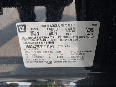 CHEVROLET TAHOE