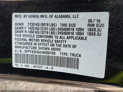 HONDA RIDGELINE