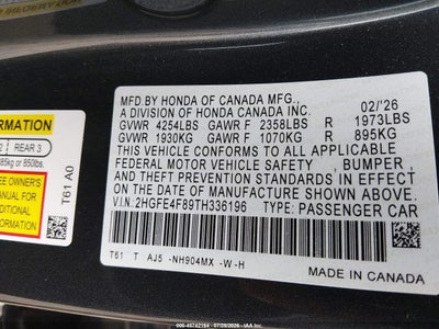 HONDA CIVIC HYBRID