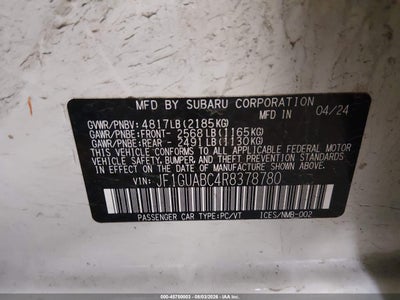 SUBARU IMPREZA