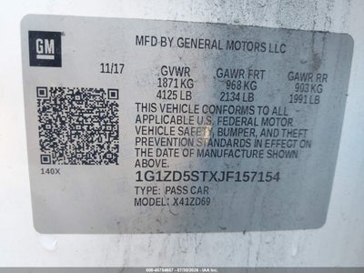 2018 CHEVROLET MALIBU 9