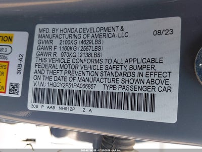 HONDA ACCORD HYBRID